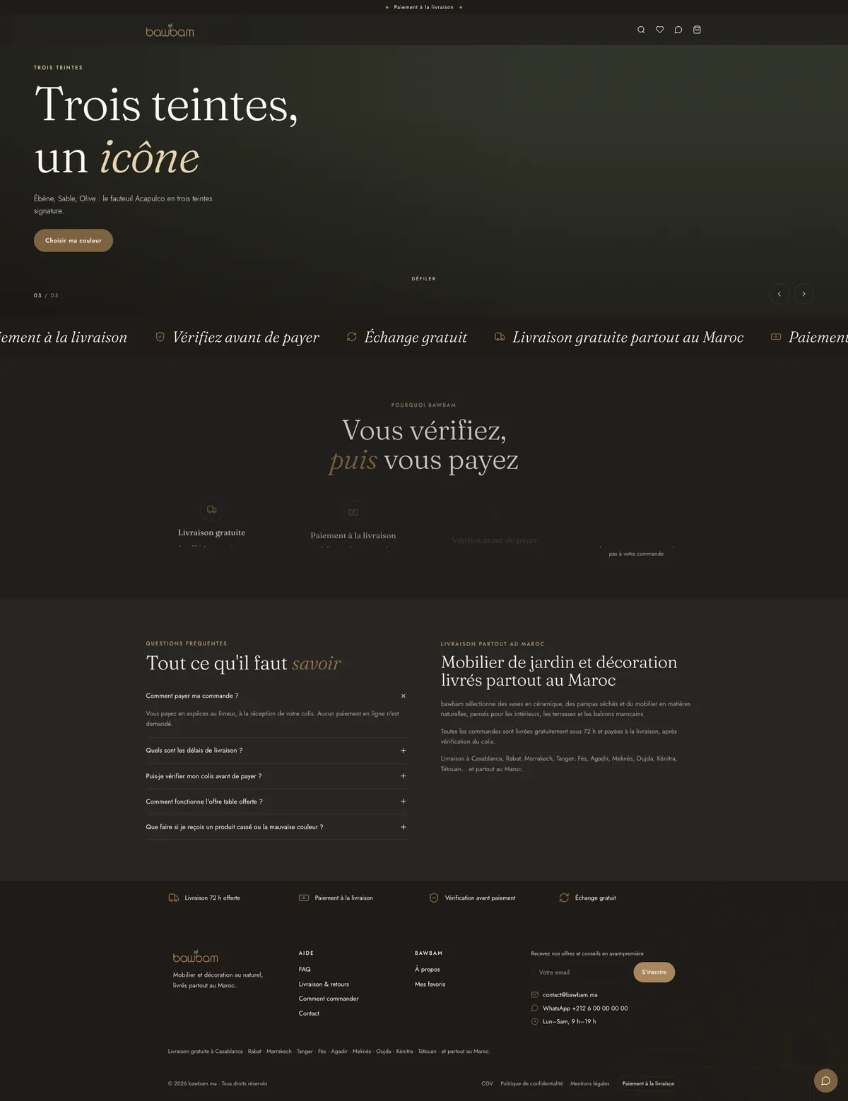 Aperçu du site bawbam.ma