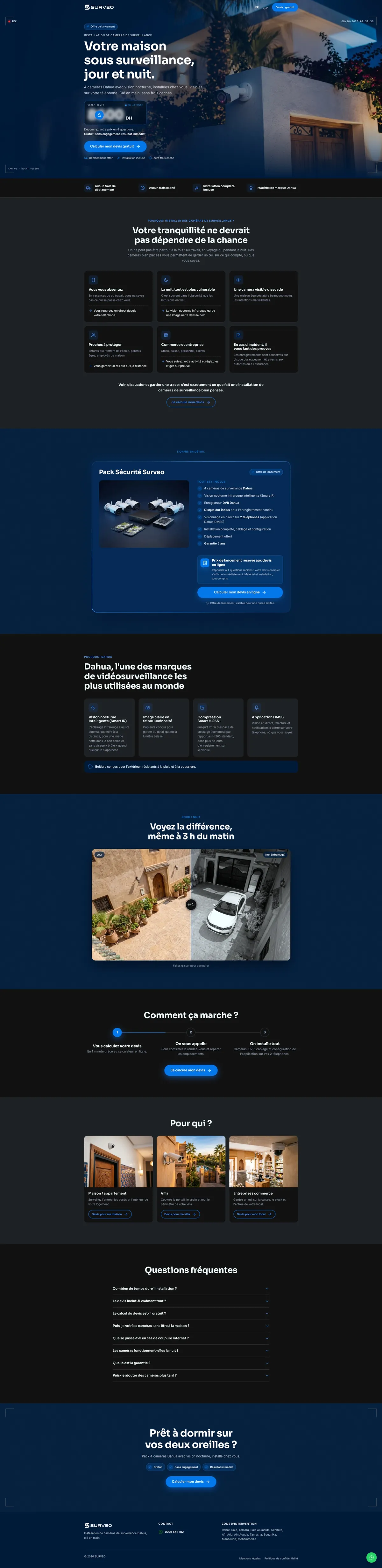 Aperçu du site surveo.ma